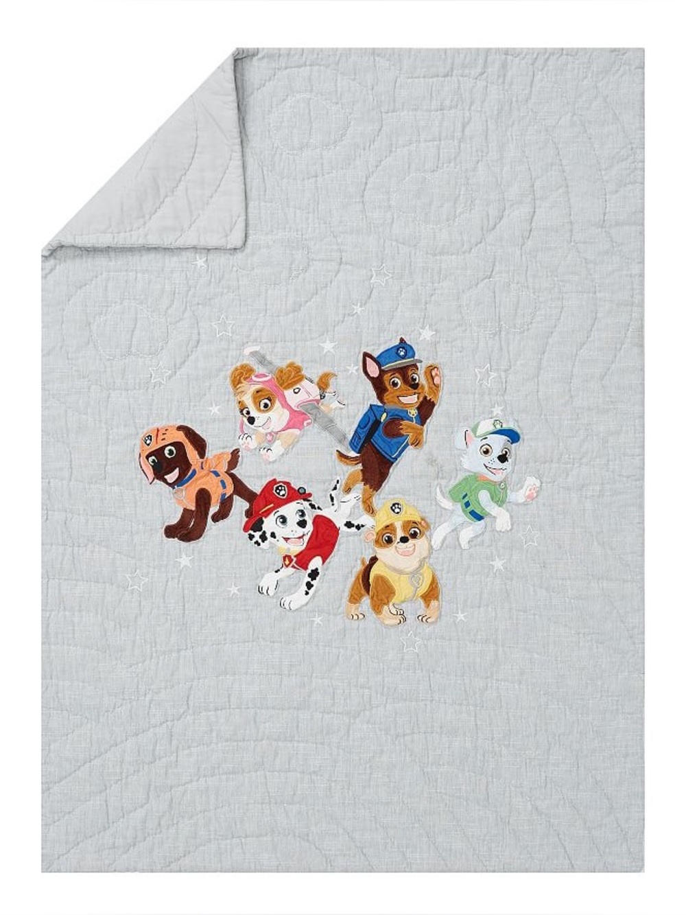 Pottery Barn Kids Paw Patrol Toddler Quilt Crib Blanket